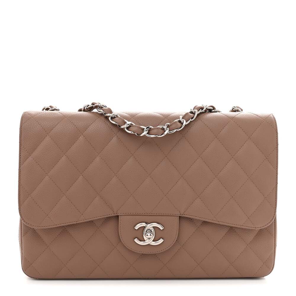 Chanel Caviar Quilted Jumbo Single Flap #263456C44B